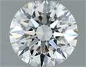 Diamante Natural 0.61 quilates, Redondo , Color I, claridad VS2 y certificado GIA
