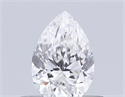 Natural Diamond 0.43 Carats, Pear with  Cut, E Color, VVS2 Clarity and Certified by GIA