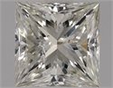 Natural Diamond 1.01 Carats, Princess with  Cut, I Color, SI2 Clarity and Certified by HRD