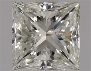 Picture of Natural Diamond 1.01 Carats, Princess with  Cut, I Color, SI2 Clarity and Certified by HRD
