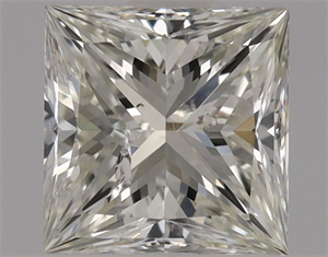 Picture of Natural Diamond 1.01 Carats, Princess with  Cut, I Color, SI2 Clarity and Certified by HRD