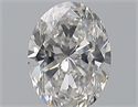 Diamante Natural 0.70 quilates, Ovalado , Color F, claridad SI1 y certificado GIA