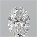 Natural Diamond 1.20 Carats, Oval with  Cut, G Color, VVS1 Clarity and Certified by GIA
