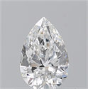 Natural Diamond 0.52 Carats, Pear with  Cut, F Color, VS2 Clarity and Certified by GIA