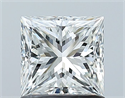 Natural Diamond 1.01 Carats, Princess with  Cut, G Color, VS1 Clarity and Certified by GIA