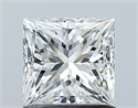 Natural Diamond 1.01 Carats, Princess with  Cut, G Color, VS1 Clarity and Certified by GIA
