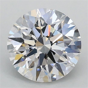 Picture of Lab Grown Diamond 1.05 Carats, Round with Ideal Cut, D Color, VS1 Clarity and Certified by IGI