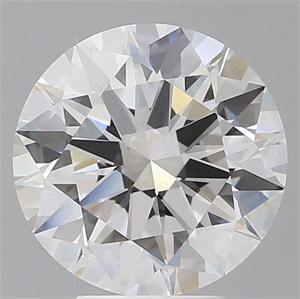 Picture of Lab Grown Diamond 5.03 Carats, Round with Ideal Cut, E Color, VVS2 Clarity and Certified by IGI