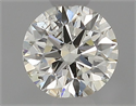 Natural Diamond 0.40 Carats, Round with Excellent Cut, I Color, SI1 Clarity and Certified by IGI