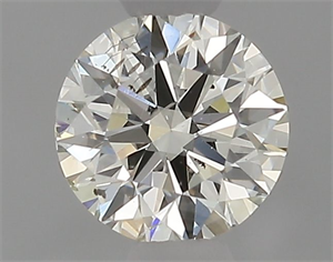 Picture of Natural Diamond 0.40 Carats, Round with Excellent Cut, I Color, SI1 Clarity and Certified by IGI