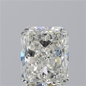 Foto Diamante Natural 3.01 quilates, Radiante , Color I, claridad VVS1 y certificado GIA de