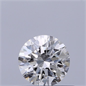 Natural Diamond 0.42 Carats, Round with Excellent Cut, E Color, VVS2 Clarity and Certified by GIA