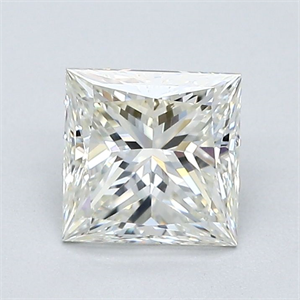 Picture of Natural Diamond 1.20 Carats, Princess with  Cut, J Color, VS1 Clarity and Certified by GIA