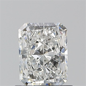 Picture of Natural Diamond 0.90 Carats, Radiant with  Cut, F Color, VS2 Clarity and Certified by GIA