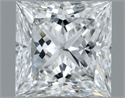 Natural Diamond 0.52 Carats, Princess with  Cut, F Color, VS1 Clarity and Certified by GIA