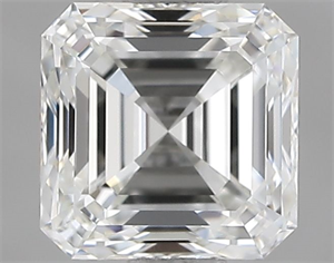 Foto Diamante Natural 1.01 quilates, Esmeralda , Color G, claridad VVS1 y certificado HRD de