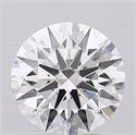 Lab Grown Diamond 2.69 Carats, Round with Excellent Cut, D Color, FL Clarity and Certified by GIA