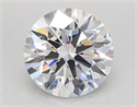 Lab Grown Diamond 3.04 Carats, Round with Ideal Cut, E Color, VVS2 Clarity and Certified by IGI