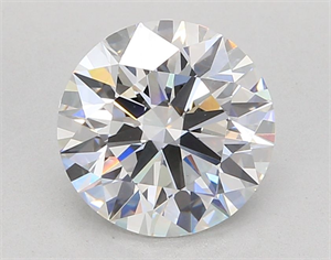Picture of Lab Grown Diamond 3.04 Carats, Round with Ideal Cut, E Color, VVS2 Clarity and Certified by IGI