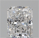 Natural Diamond 0.91 Carats, Radiant with  Cut, D Color, VS1 Clarity and Certified by GIA