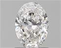 Natural Diamond 1.01 Carats, Oval with  Cut, F Color, SI1 Clarity and Certified by GIA