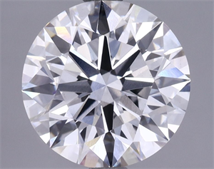 Picture of Lab Grown Diamond 2.65 Carats, Round with Excellent Cut, E Color, VS1 Clarity and Certified by GIA