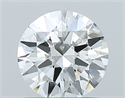 Natural Diamond 0.80 Carats, Round with Excellent Cut, H Color, SI1 Clarity and Certified by GIA