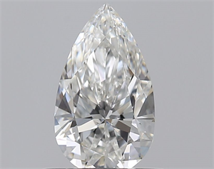 Picture of Natural Diamond 0.61 Carats, Pear with  Cut, F Color, VS1 Clarity and Certified by GIA
