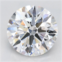 Lab Grown Diamond 2.54 Carats, Round with Excellent Cut, D Color, VVS1 Clarity and Certified by GIA