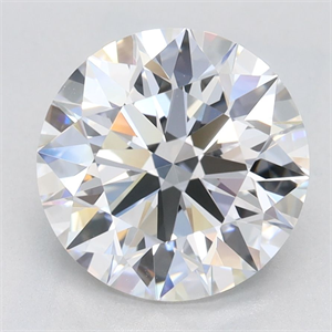 Picture of Lab Grown Diamond 2.54 Carats, Round with Excellent Cut, D Color, VVS1 Clarity and Certified by GIA