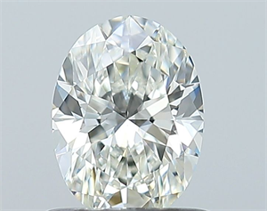 Picture of Natural Diamond 0.70 Carats, Oval with  Cut, I Color, VVS1 Clarity and Certified by GIA