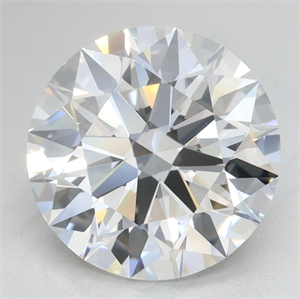 Picture of Lab Grown Diamond 3.15 Carats, Round with Ideal Cut, D Color, VVS1 Clarity and Certified by IGI