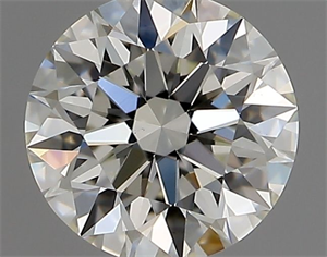 Picture of Natural Diamond 0.55 Carats, Round with Excellent Cut, I Color, VVS2 Clarity and Certified by GIA