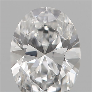 Picture of Natural Diamond 0.18 Carats, Oval with  Cut, D Color, VVS2 Clarity and Certified by IGI