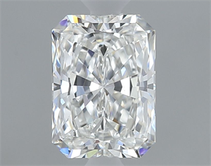 Picture of Natural Diamond 0.50 Carats, Radiant with  Cut, F Color, VS2 Clarity and Certified by GIA