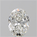 Diamante Natural 1.21 quilates, Ovalado , Color H, claridad VVS1 y certificado GIA