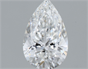 Diamante Natural 0.56 quilates, De pera , Color E, claridad VS2 y certificado GIA