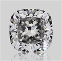Diamante Natural 0.61 quilates, Del cojín , Color F, claridad VVS1 y certificado GIA