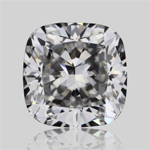 Foto Diamante Natural 0.61 quilates, Del cojín , Color F, claridad VVS1 y certificado GIA de