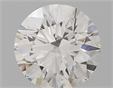 Natural Diamond 0.70 Carats, Round with Excellent Cut, D Color, SI1 Clarity and Certified by GIA