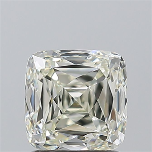 Foto Diamante Natural 1.50 quilates, Del cojín , Color M, claridad VVS2 y certificado GIA de