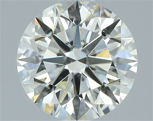 Picture of Natural Diamond 1.13 Carats, Round with Excellent Cut, K Color, SI1 Clarity and Certified by GIA
