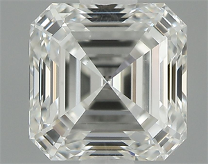 Picture of Natural Diamond 0.85 Carats, Asscher with  Cut, I Color, VS1 Clarity and Certified by GIA