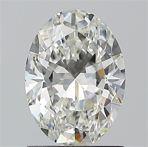 Picture of Natural Diamond 1.20 Carats, Oval with  Cut, H Color, VS1 Clarity and Certified by GIA
