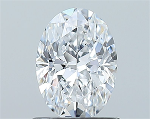 Picture of Natural Diamond 0.80 Carats, Oval with  Cut, D Color, SI1 Clarity and Certified by GIA