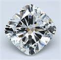 Natural Diamond 5.02 Carats, Cushion with  Cut, I Color, VS2 Clarity and Certified by GIA