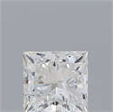 Diamante Natural 0.34 quilates, Princesa , Color E, claridad SI2 y certificado GIA