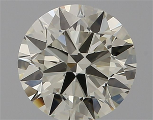 Picture of Natural Diamond 0.57 Carats, Round with Excellent Cut, K Color, VVS2 Clarity and Certified by IGI