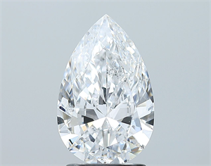 Foto Diamante Natural 2.01 quilates, De pera , Color D, claridad SI2 y certificado GIA de