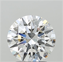 Del inventario de diamantes de laboratorio, 2.59 quilates, Redondo , Color E, claridad VVS2 y certificado IGI